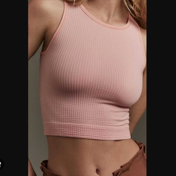 Brand New by Anthropologie The Reegan Seamless Cropped Tank Top - Picture 3 of 10